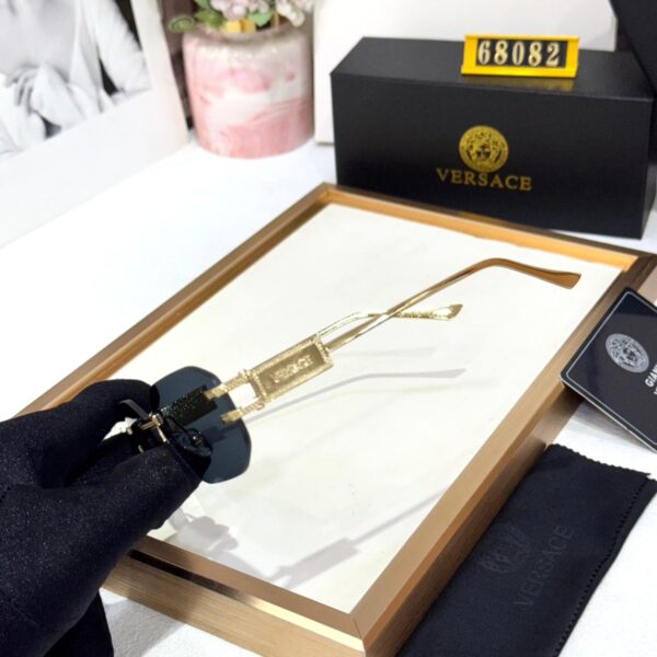 WhatsApp Image 2026-02-16 at 6.37.11 PM (1) Versace Rectangular Black Tinted Unisex Sunglass