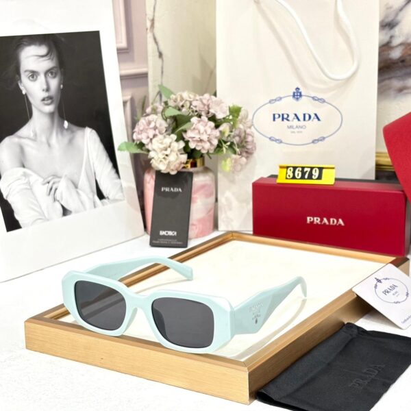 Prada Unisex Light Green Sunglass