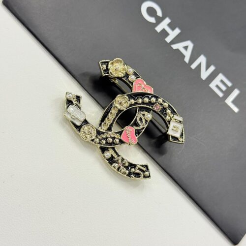 Chanel 24S Large CC Brooch
