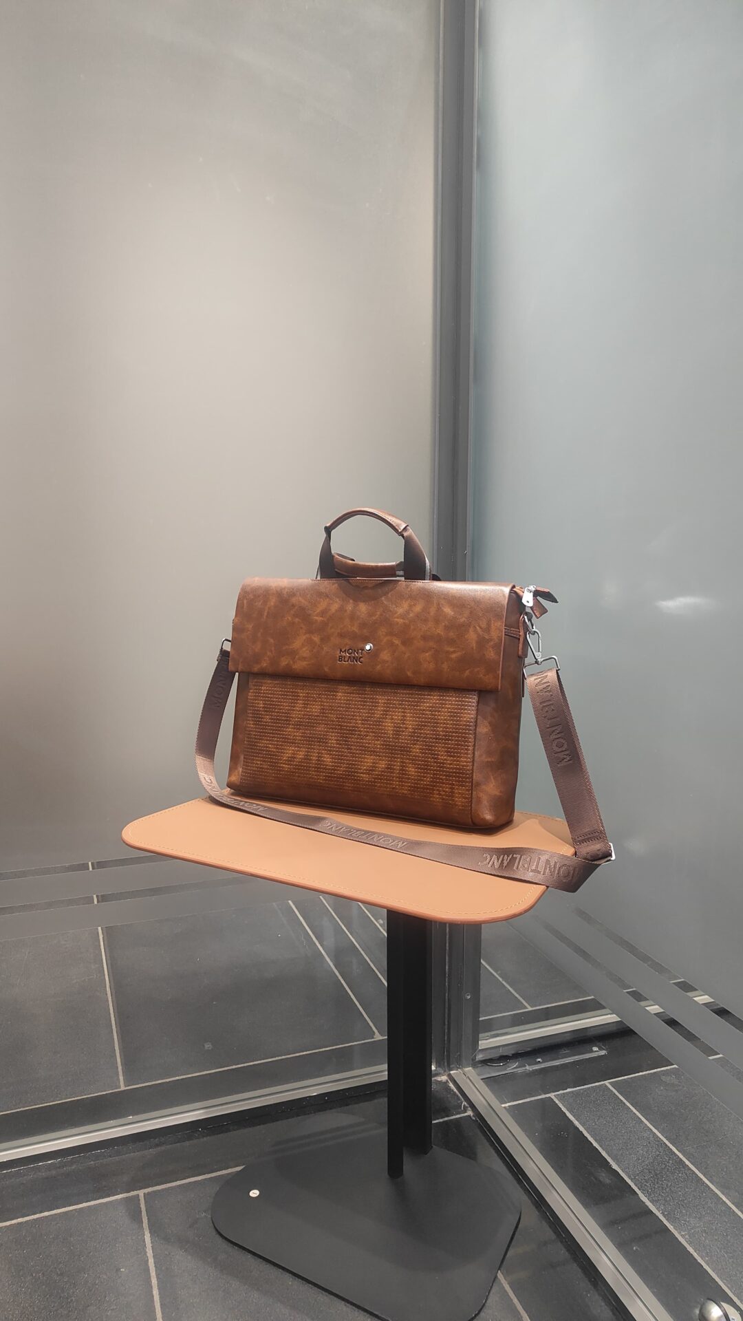 Montblanc Brown Laptop Bag photo review